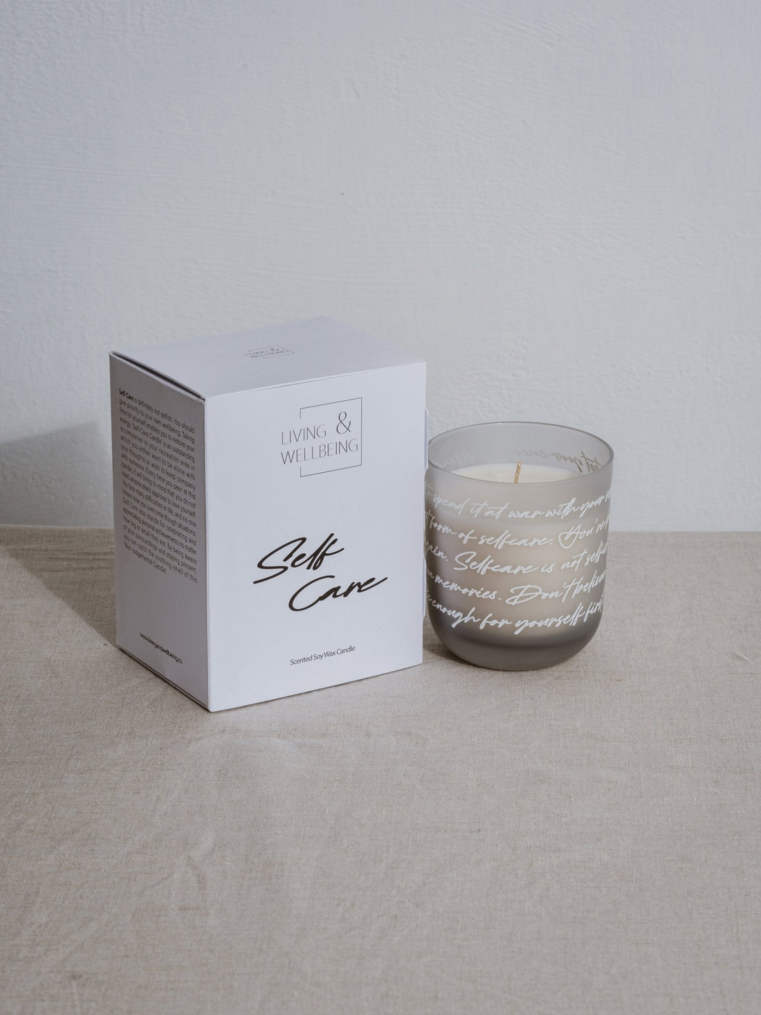 Self - Care Candle - Living &amp; Wellbeing