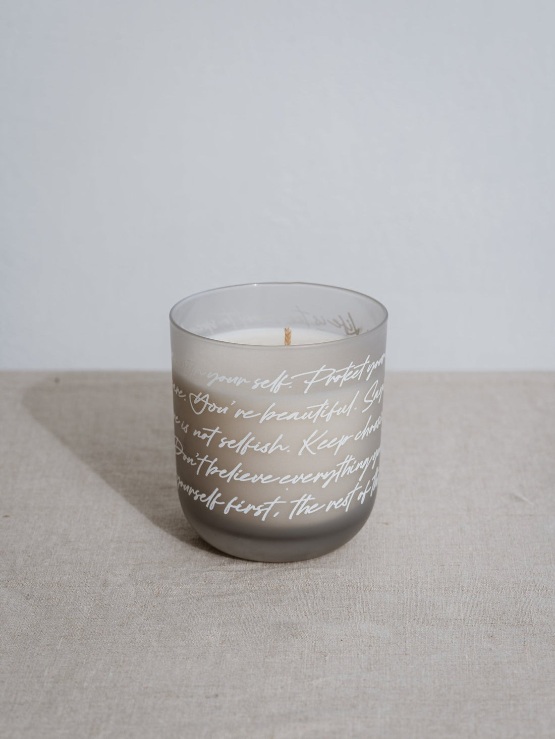 Self - Care Candle - Living &amp; Wellbeing